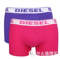 DIESEL Shawn Cotton Stretch Trunk 男士平角内裤 2条装 L 码