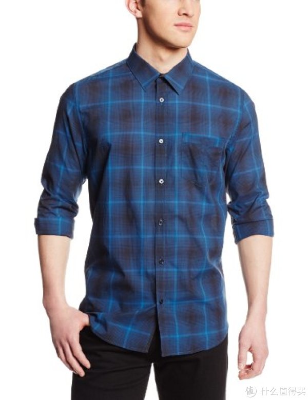 Calvin Klein Sportswear Large Tonal Grid Check Woven 男款长袖衬衫