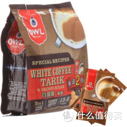 owl 猫头鹰 三合一拉白咖啡（黄糖）600g