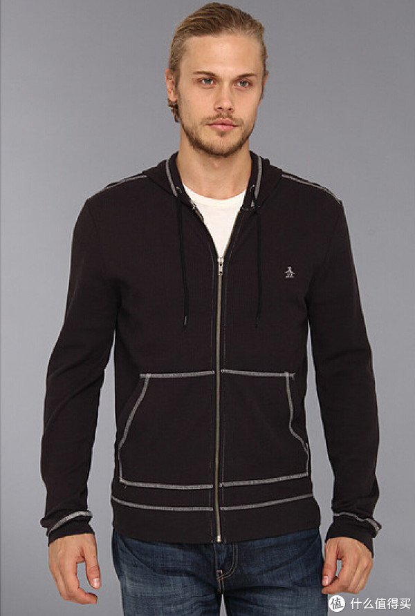 凑单品:Original Penguin Waffle 男士圆领T恤