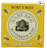 凑单品：Burt's Bees 小蜜蜂 Baby Bee Buttermilk Soap 婴儿牛奶润肤皂（3只装）