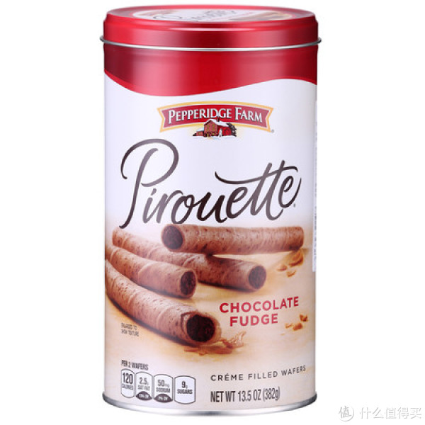Pepperidge Farm 非凡农庄 巧克力糖果夹心威化卷 382g*2罐