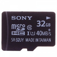 限华中/西北：SONY 索尼 TF存储卡（32GB、UHS-1、class10）+电池、读卡器