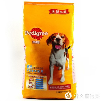 Pedigree 宝路 均衡营养配方成犬狗粮 10kg+妙鲜包 成犬牛肉 100g*12