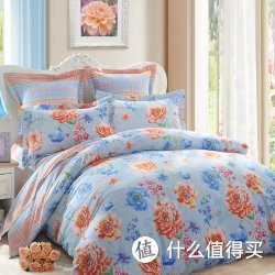 LOVO 罗孚 VAY3094 全棉斜双人四件套花溪 200*230cm(1.5米床)
