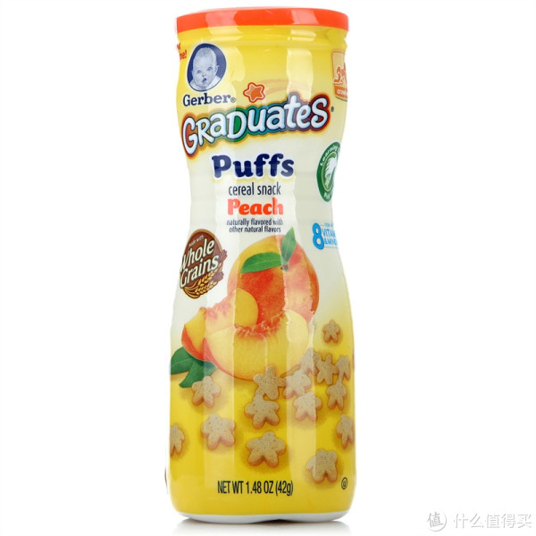 Gerber 嘉宝 蜜桃味 星星米饼 42g*4
