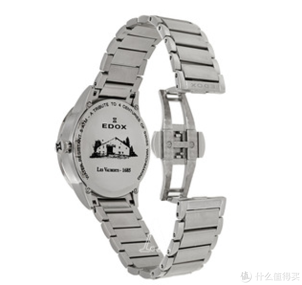 EDOX 依度 Les Vauberts系列 Day Retrograde 34006-3A-AR 男款计时腕表