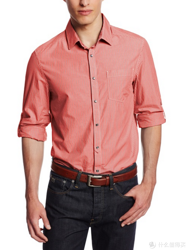 Kenneth Cole New York Bold Stripe 男款衬衣