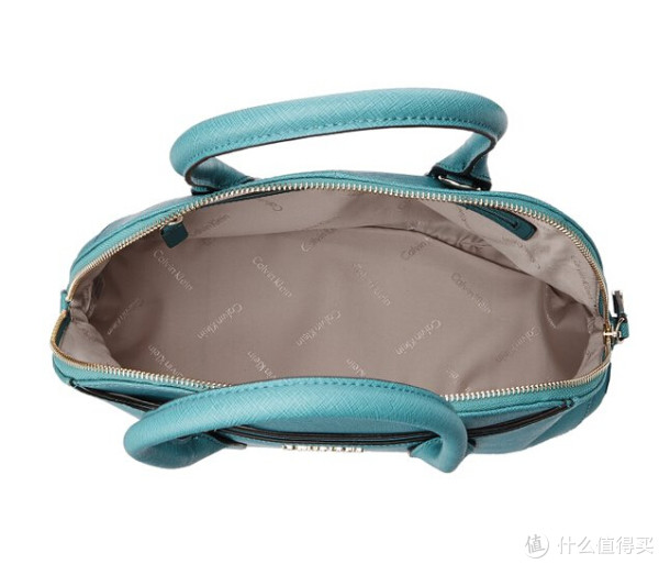 Calvin Klein Saffiano Leather Satchel 女款真皮手提包