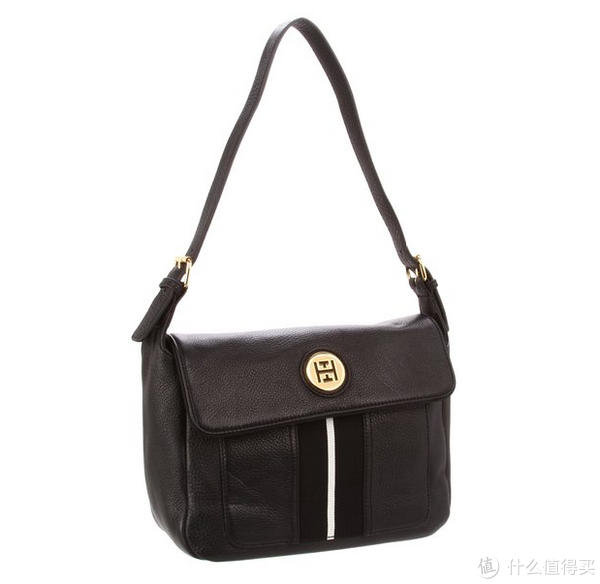 TOMMY HILFIGER Th Logo Small Hobo 女款真皮斜挎包