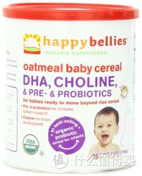 HAPPYBABY 禧贝 有机DHA益生菌 2段糙米谷物米粉 198g*6罐装