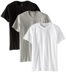 凑单品：Calvin Klein 男士基础款 短袖T恤 打底衫 3件3色装