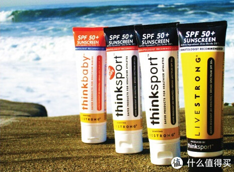 凑单品：thinksport Livestrong Sunscreen SPF 50+  高强度 防晒霜