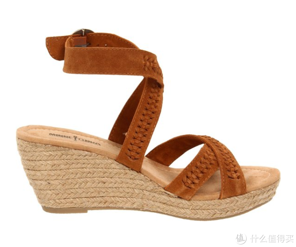 MINNETONKA 迷你唐卡 Haley Wedge 女款真皮坡跟鞋