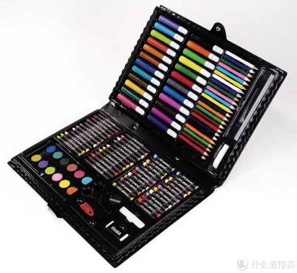 Darice 120-Piece Deluxe Art Set 儿童绘画工具120件套