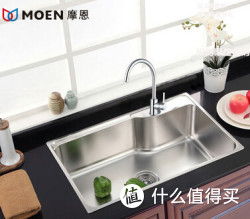 预告：MOEN 摩恩 22178+70211 优质304不锈钢厨房水槽套装