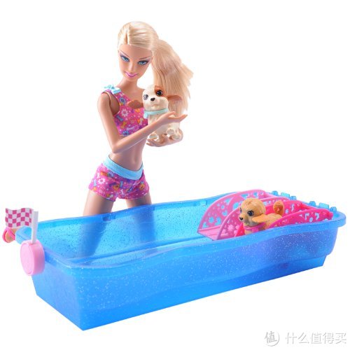 再特价：Barbie 芭比 X8404 芭比之狗狗游泳比赛