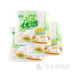 心相印 优选系列 LR302 三层无芯长卷纸 200克 (2粒装)*3提