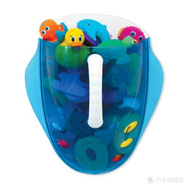 凑单品:munchkin 满趣健 Scoop Drain and Store Bath Toy Organizer 洗澡玩具收纳箱
