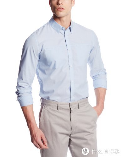 Calvin Klein Sportswear End On Optic Plain 男士长袖衬衫