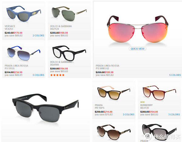 海淘券码:sunglass hut 多品牌太阳镜联合促销 均一价专场