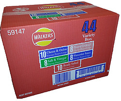 Walkers Crisps（6大包、共44小包）