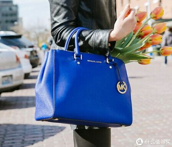 MICHAEL KORS 迈可·寇斯 Sutton 大号真皮手提包 白色款