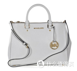 MICHAEL KORS 迈可·寇斯 Sutton 大号真皮手提包 白色款