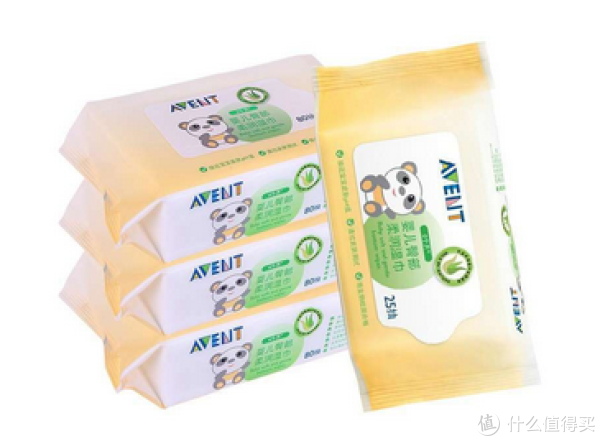 AVENT 新安怡 婴儿臀部柔润湿巾 80抽*3+25抽