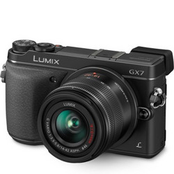 Panasonic 松下  DMC-GX7KGK-K 微型可换镜头套机 黑色 （14-42mm）