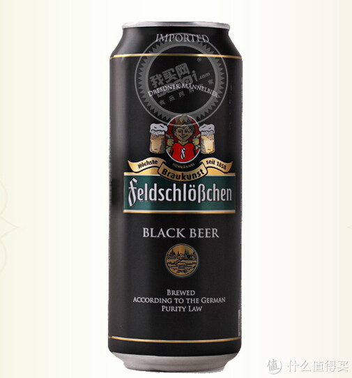 限华南：feldschlobchen 菲尔德堡 黑啤 500ml*4听