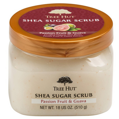 tree hut shea sugar scrub 身體磨砂膏 有機乳木果番石榴味 510g