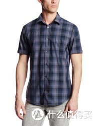 Calvin Klein Sportswear Ombre Check 男款全棉短袖衬衫