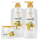 PANTENE 潘婷 乳液修复三步装（洗发水750ml+护发素750ml+发膜270ml)