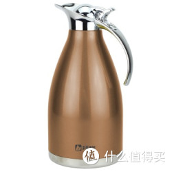 BAYCO 拜格 BH5423 欧式真空不锈钢保温两用水壶 2.0L 玫瑰金