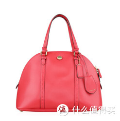 COACH 蔻驰 女款贝壳系列 十字纹牛皮手提肩背 斜挎包