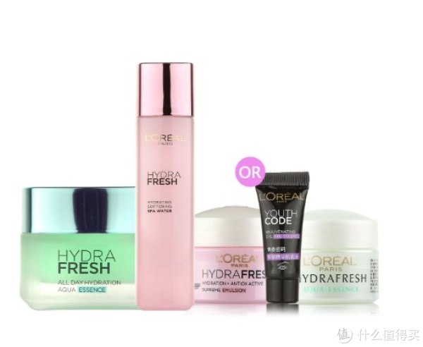 L'OREAL PARIS 巴黎欧莱雅 清润保湿护肤 套装
