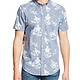 BEN SHERMAN Reverse Floral Print 男士印花短衬衫