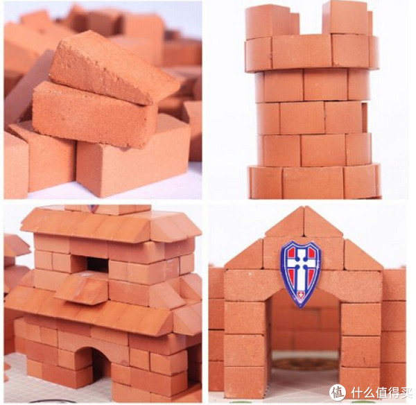 HiBricker 小砖家 MR361 双塔卫城 仿真砖建筑玩具