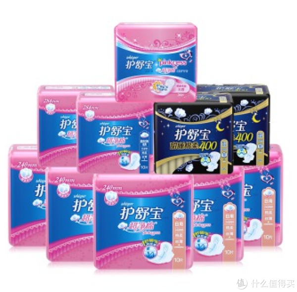 whisper 护舒宝 超净棉丝薄卫生巾组合装(卫生巾76片+护垫36片)