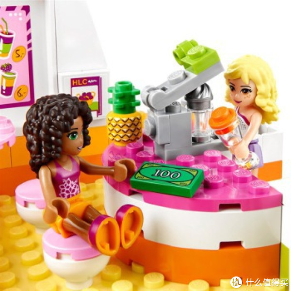 LEGO 乐高 好朋友系列 41035 心湖果汁吧+芭比 BCF78 女孩之小提琴家