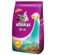 whiskas 伟嘉 吞拿鱼及三文鱼味 成猫猫粮 3.6kg
