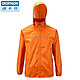 DECATHLON 迪卡侬 QUECHUA 男 防水 单人折叠雨衣 橘色