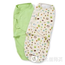 Summer Infant SwaddleMe 婴儿纯棉包巾 2片装
