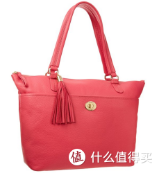 TOMMY HILFIGER Turnlock Tassel Pebble Tote 女款真皮单肩包