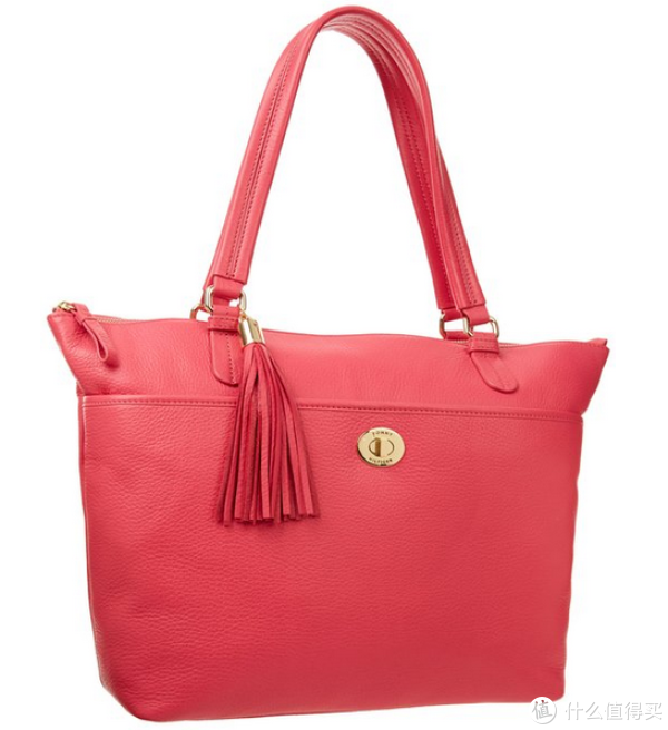 TOMMY HILFIGER Turnlock Tassel Pebble Tote 女款真皮单肩包