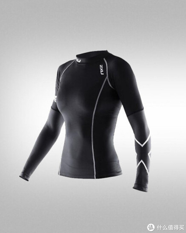 大码好价:2XU ELITE 女式长袖运动 压缩衣