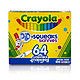 Crayola 绘儿乐 儿童64色安全可水洗马克笔*2