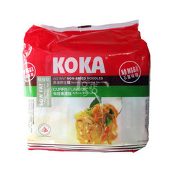 凑单品：KOKA 可口 咖喱素汤味快熟拉面 85g*4包*2组