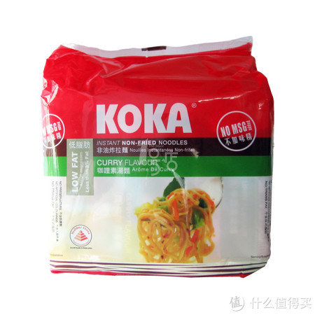 凑单品：KOKA 可口 咖喱素汤味快熟拉面 85g*4包*2组